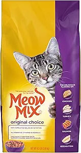 Meow Mix Original Choice Dry Cat Food, 6.3 Pound Bag